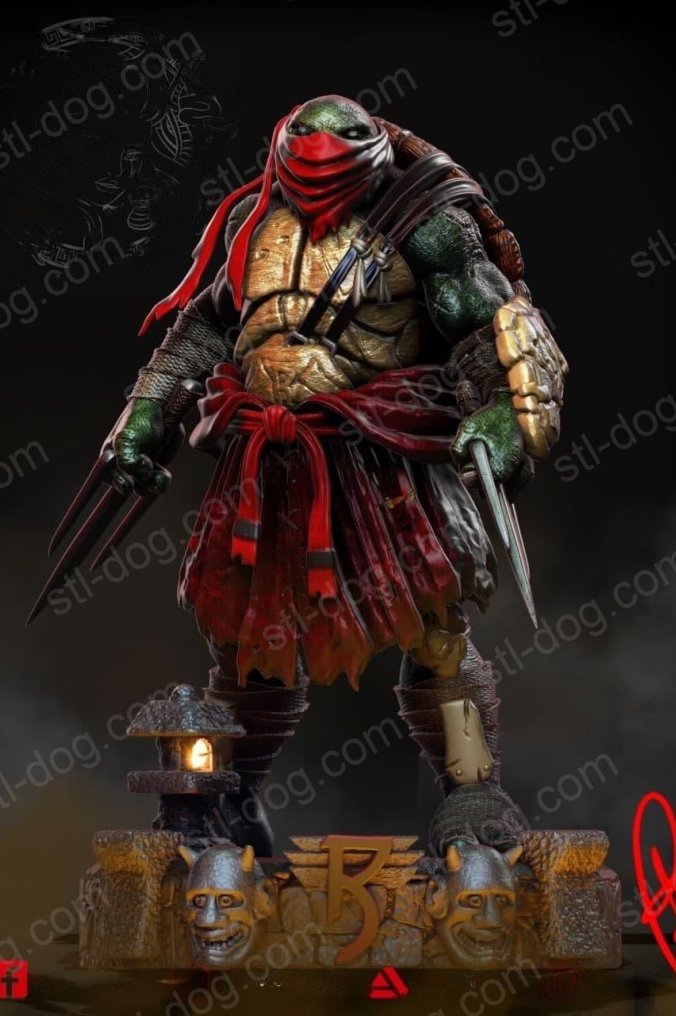 忍者神龟 3D打印图纸